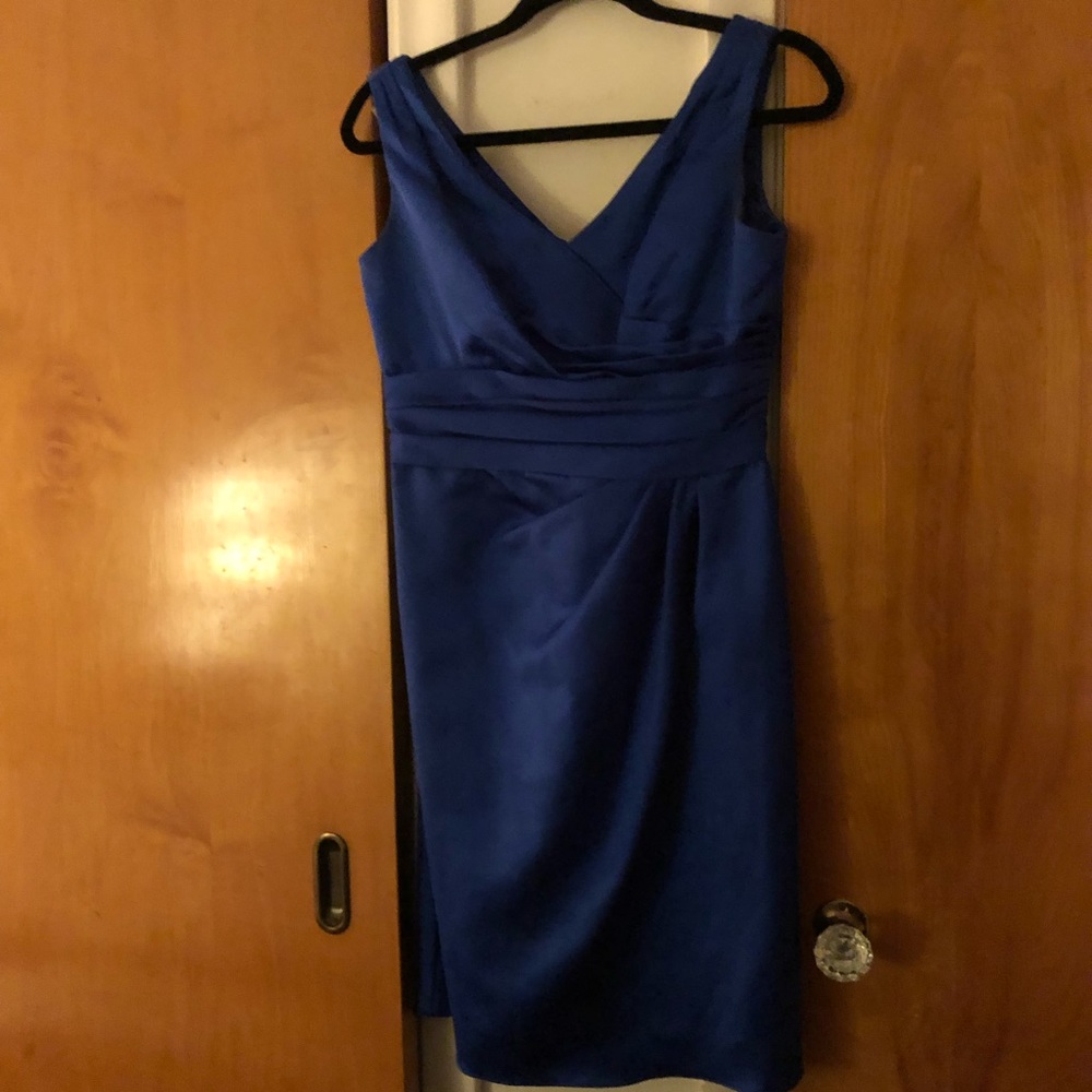 David’s Bridal Size 6 Royal Blue Dress